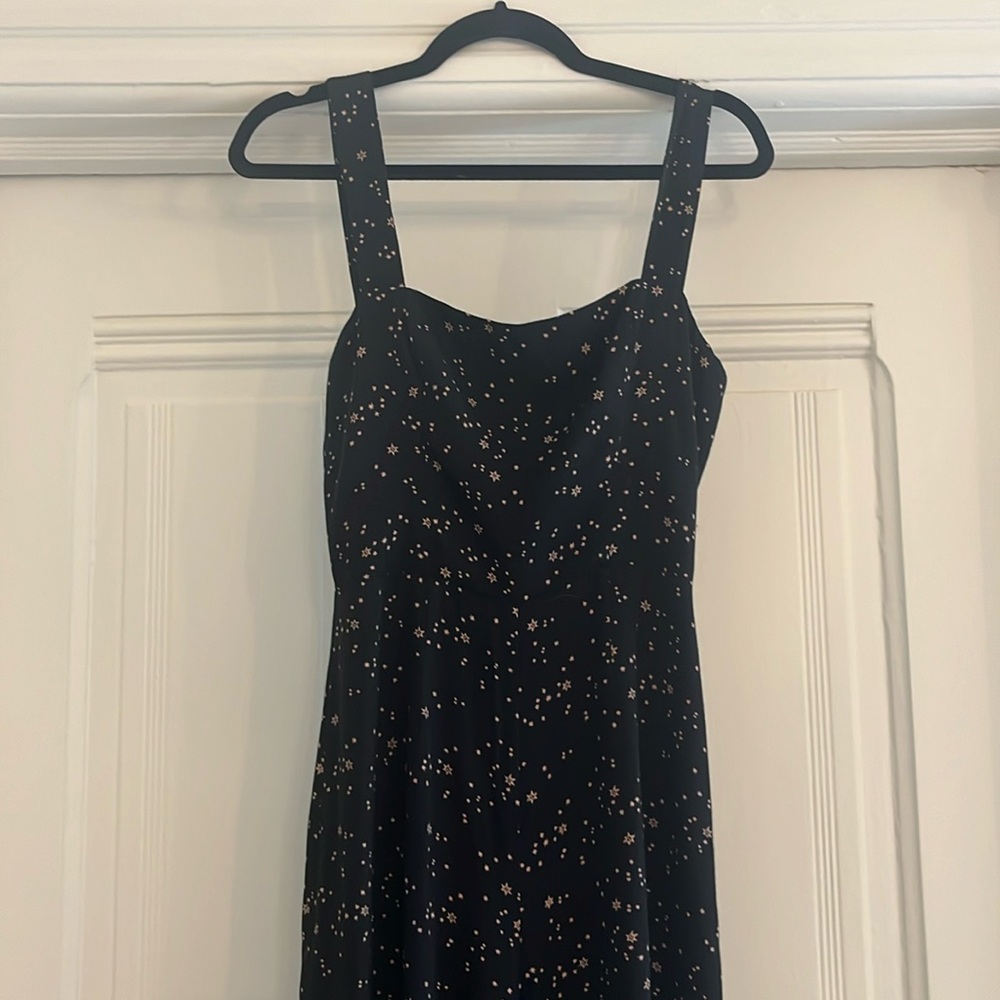 Reformation square neck jumpsuit